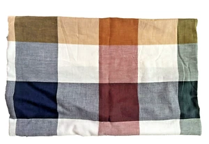 ☆KISSENBEZUG☆ca.30x50cm☆Blockkaros☆Bunt☆Baumwolle/Viskose☆ - Bild 1 von 3