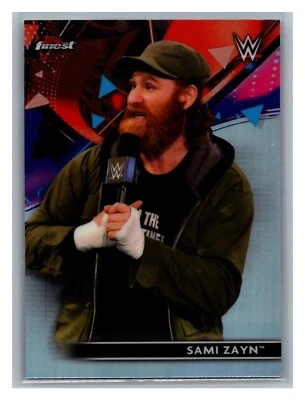 2021 Topps Finest WWE - [Base] - Refractor #68Sami Zayn - Image 1 of 2