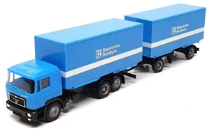 Herpa 1/87 Scale 141956 - DAF Truck & Trailer (Bayerischer Rundfunk) Blue - Picture 1 of 5