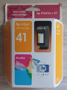 Genuine HP 41 Ink Cartridge Tri-Color - 51641A For 820 850 855 870 Exp 02/2002 - Picture 1 of 2