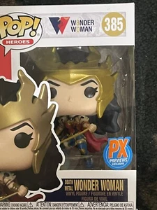 Funko Pop! Death Metal Wonder Woman #385 Chase PX Previews Exclusive Vinyl - Picture 1 of 4
