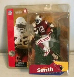 Mcfarlane - Emmitt Smith, Serie 6, Arizona Cardinals - rotes Trikot - Variante - NEUWERTIG - Bild 1 von 1