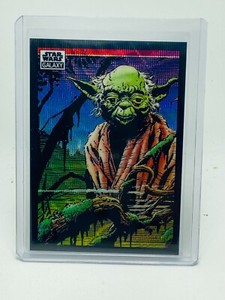 2022 Topps Star Wars Galaxy "Yoda on Dagobah" Wave #72/99