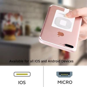 Qi Wireless Charger Pad Receiver Kit For iPhone SE,6,7, Galaxy S3 S4 S5 Note 3 4 - Picture 1 of 12