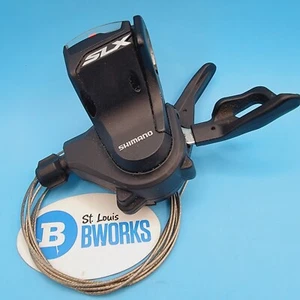 Shimano SLX SL-M670 2/3 Speed Front/Left Trigger Shifter w/ New Cable k4 - Picture 1 of 5