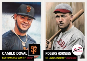 2024 Topps Living Set 793 & 794 Hornsby & Doval w/Box - Free Shipping Always! - Picture 1 of 5