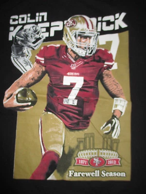 Camiseta COLIN KOEPERKICK Nº 7 SAN FRANCISCO 49ERS TEMPORADA DESPEDIDA 1971-2013 (LG) Foto 1 de 2
