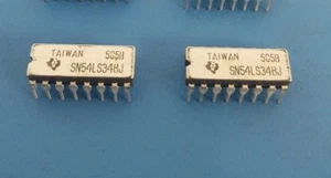 Texas Instruments, IC, SN54LS348J, ENCODER 8-BIT, CDIP16, Ti, (ONE) - Foto 1 di 5