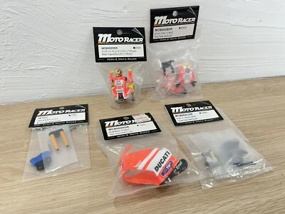 SUPER Very Rare Kyosho MINI-Z  MOTO Racer Ducati BODYSET &F SUS SET JAPAN  F/S - Image 1 of 4