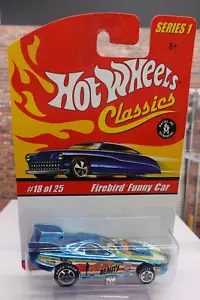 Hot Wheels Classics Series One Firebird Funny Car Blue 1/64 - Picture 1 of 2