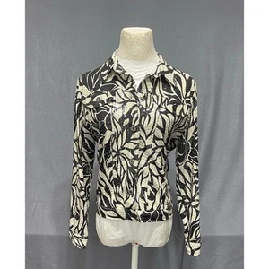 ELEMENTZ button-up jacket sz PM modern bold artsy chic  - Picture 1 of 4