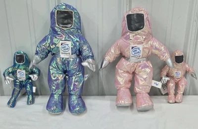 Lot Of 4 Intel BunnyPeople Plush Lot Pink Blue Pentium II MMX Clean Room Dolls  - Image 1 of 4
