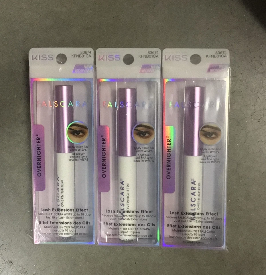Kiss Falscara 3 Pack Overnighter Keep Your Wisps On For Up To 10 Days! - Image 1 of 1