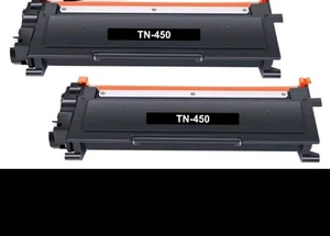 NUOVA TN450 TN-450 cartuccia toner ad alta resa per ricambio Brother - 2 pezzi nero - Foto 1 di 3