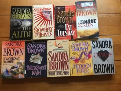 Sandra Brown  Lot Of 9 Paperbacks   Suspense, Mystery, Thriller  sb5 Foto 1 de 3