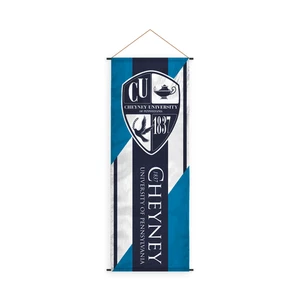 Cheyney University Wolves CU Scroll Sign - 17.5x48" - Picture 1 of 5