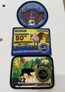 2022 MICHIGAN Turkey, Deer, Bear PATCH, Hunting DNR - Picture 1 of 1