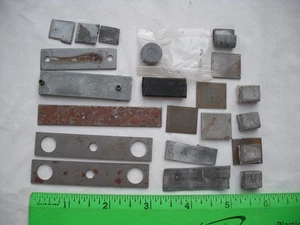 Konvolut 21 Stück verschiedene Stahl Metall Gewichte, über 5 Unzen, Fracht, Spur N - Bild 1 von 12