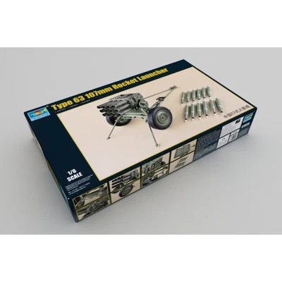 PLA TYPE 63 107 mm ROCKET LAUCHER KIT 1:6 Trumpeter Kit Mezzi Militari Modellino - Immagine 1 di 2