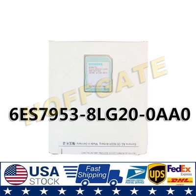 New Siemens 6ES7953-8LG20-0AA0  SIMATIC S7 Micro Memory Card 6ES7 953-8LG20-0AA0 - Image 1 of 4