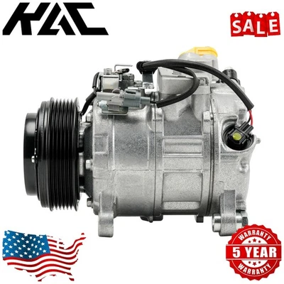 A/C Compressors & Clutches For BMW 328i 2012 2013 2014-2016 BMW 528i 2012-2016 - Image 1 of 4