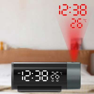 LED Time Projection Clock with Built in Temperature Sensor Functionality - Image 1 of 4