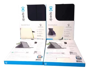 Lot of 4 Speck Balance Folio Protective Case for Apple iPad 10.2-inch - Black - Picture 1 of 2