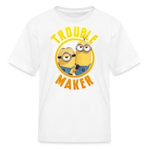 Minions Two Minions Trouble Maker Kid's T-Shirt - Picture 1 of 16