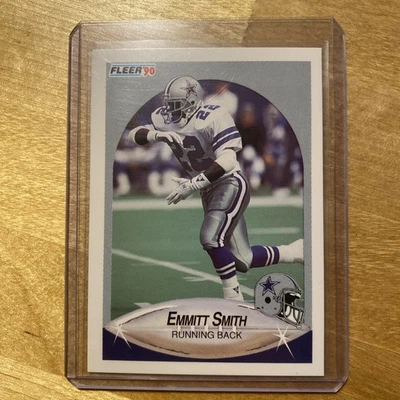 1990 Fleer Update Emmitt Smith #U-40 Rookie Card RC Dallas Cowboys Mint - Image 1 of 4