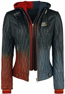 Suicide Squad Harley Quinn - Daddy's Lil' Monster Frauen Leather Jacket - Picture 1 of 3