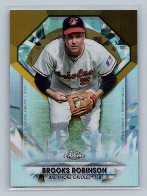 2022 Topps Chrome Update #DGC-28 Brooks Robinson Diamond Greats Die Cuts - Image 1 of 2