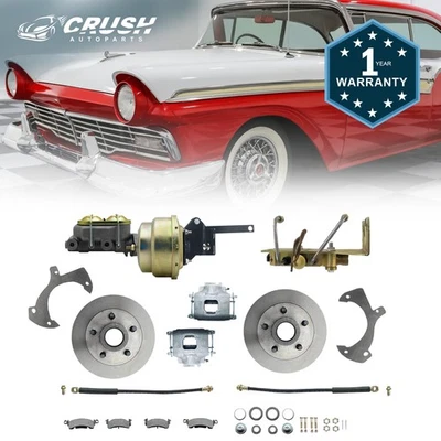For 1957-72 Ford Full Size & Galaxie Front Power Disc Brake Conversion Kit Valve - Image 1 of 4