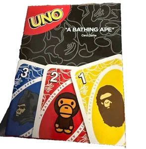 UNO BAPE A BATHING APE MATTEL CREATIONS CARD GAME BRAND NEW SEALED - Picture 1 of 1