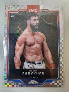 2025 Topps Chrome RC #157 Nazim Sadykhov 25 Chrome X-fractor - Imagen 1 de 2