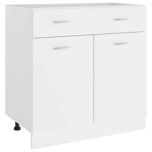 vidaXL Mobile Inferiore Cassetto “Lyon” Bianco 80x46x81,5cm 801236 - Foto 1 di 9