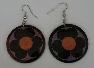 Muschel Ohrringe  handbemalt - Bild 1 von 1