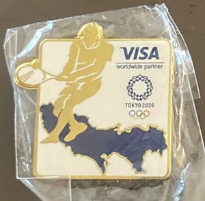 VISA TENNIS TOKYO 2020 OLYMPIC GAMES SPORT PIN - 2026 MILANO-CORTINA TRADER - Picture 1 of 1