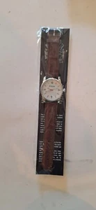 Hochwertige Herrenarmbanduhr mit braunem Lederoptikband von Eiger (NAGELNEU) - Bild 1 von 3