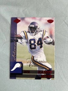 1999 Edge Advantage Randy Moss MILLENIUM COLLECTION RED #91 Vikings - Foto 1 di 2