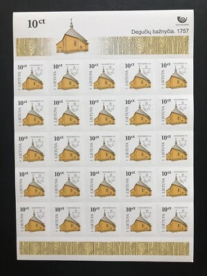 Lituania 2011 Mi 955III MNH hoja completa Foto 1 de 2