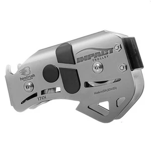 LightSpeed Impact ZipLine Trolley Argento Made in USA - Foto 1 di 1