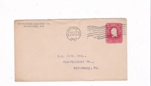 1903 MILWAUKEE, WIS. ELECTRIC CO. 2 CENT COPERTINA POSTALE PREPAGATA - Foto 1 di 2