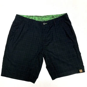 Hippy Tree Shorts Nomad Division Black Size 32 Outdoor 9" Inseam - Picture 1 of 11