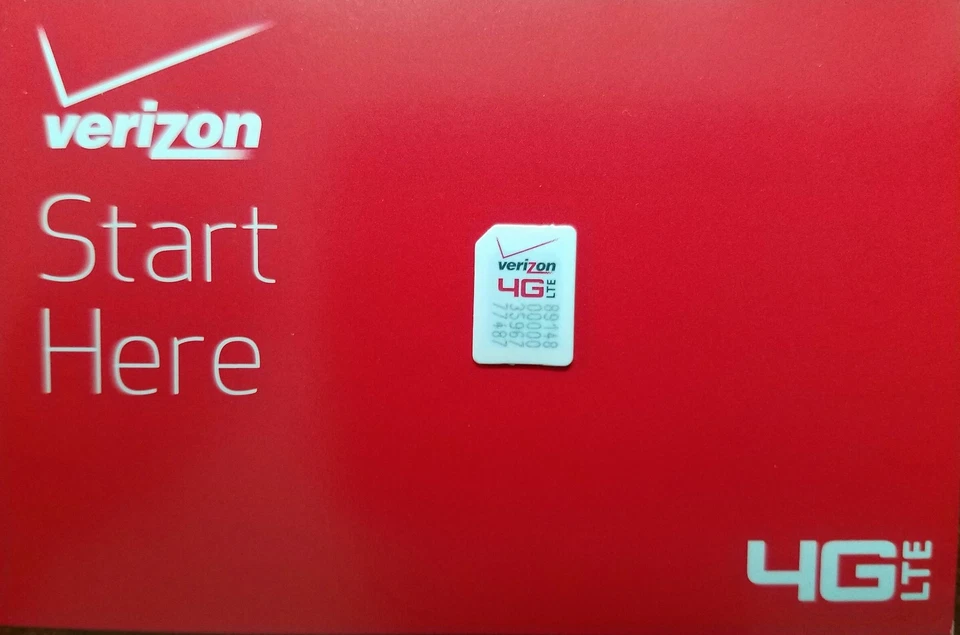 LOT 50 X VERIZON NANO 4FF SIM• CDMA 4GLTE • NEW OEM • Prepaid/Contract (L) - Image 1 of 1
