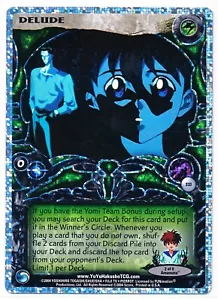 Yu Yu Hakusho TCG Delude S33 Exile Spirit Raro Ilimitado Motas Foil Score EX - Imagen 1 de 2