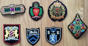 NEW Lot Of 7 Assorted Iron-On And Sewn-on Patches High Quality Med Size - Picture 1 of 12