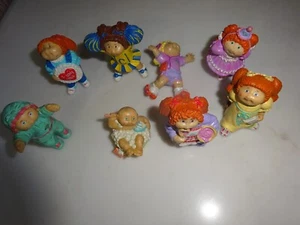 Vintage 1980s Cabbage Patch PVC Figures Toys Lot of 8 - Picture 1 of 10