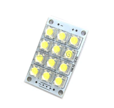 12-LED Super Bright White Piranha LED board Night LED Lights Lamp DC 3V-5V - Bild 1 von 4