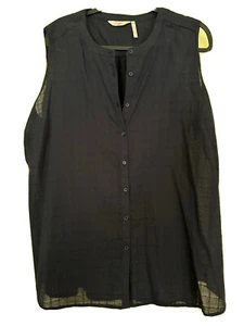 Navy Shirt Cotton Plus Size 22 boho - Picture 1 of 4