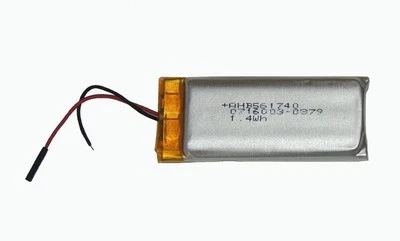 Lote 6 Batería Recargable Li-Po 3.7V 365mAh 1.4Wh Auriculares Bluetooth GPS - Imagen 1 de 2